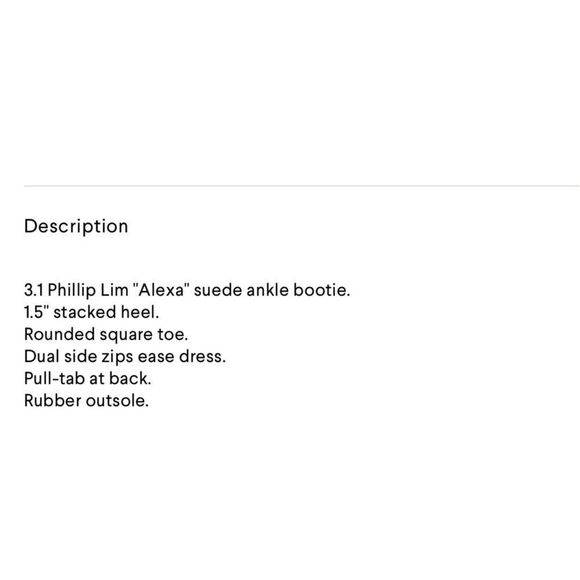 3.1 Phillip Lim Suede Bootie - Picture 8 of 8